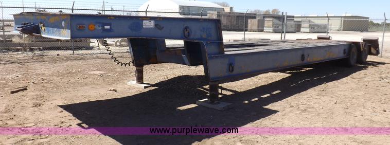 image for item F8738 1981 Load King gooseneck oilfield trailer