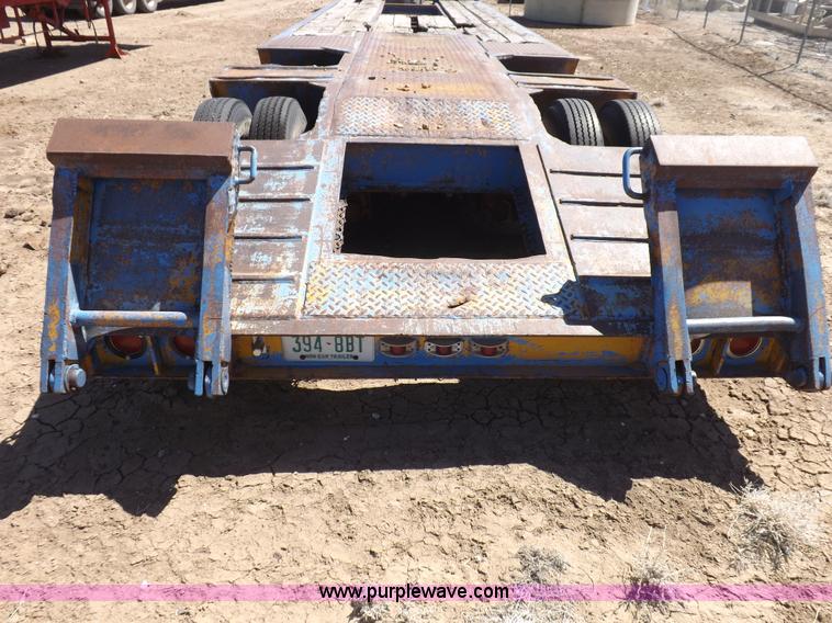 image for item F8738 1981 Load King gooseneck oilfield trailer