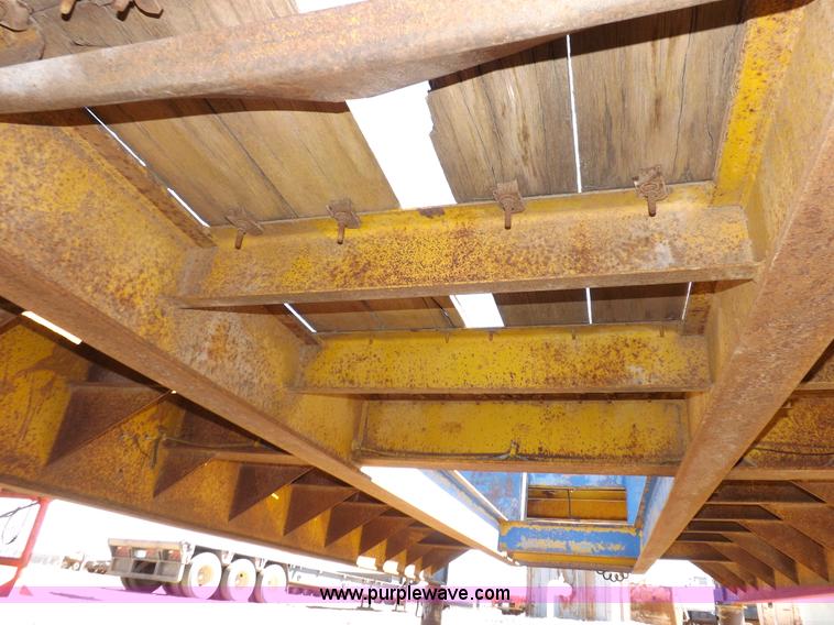 image for item F8738 1981 Load King gooseneck oilfield trailer