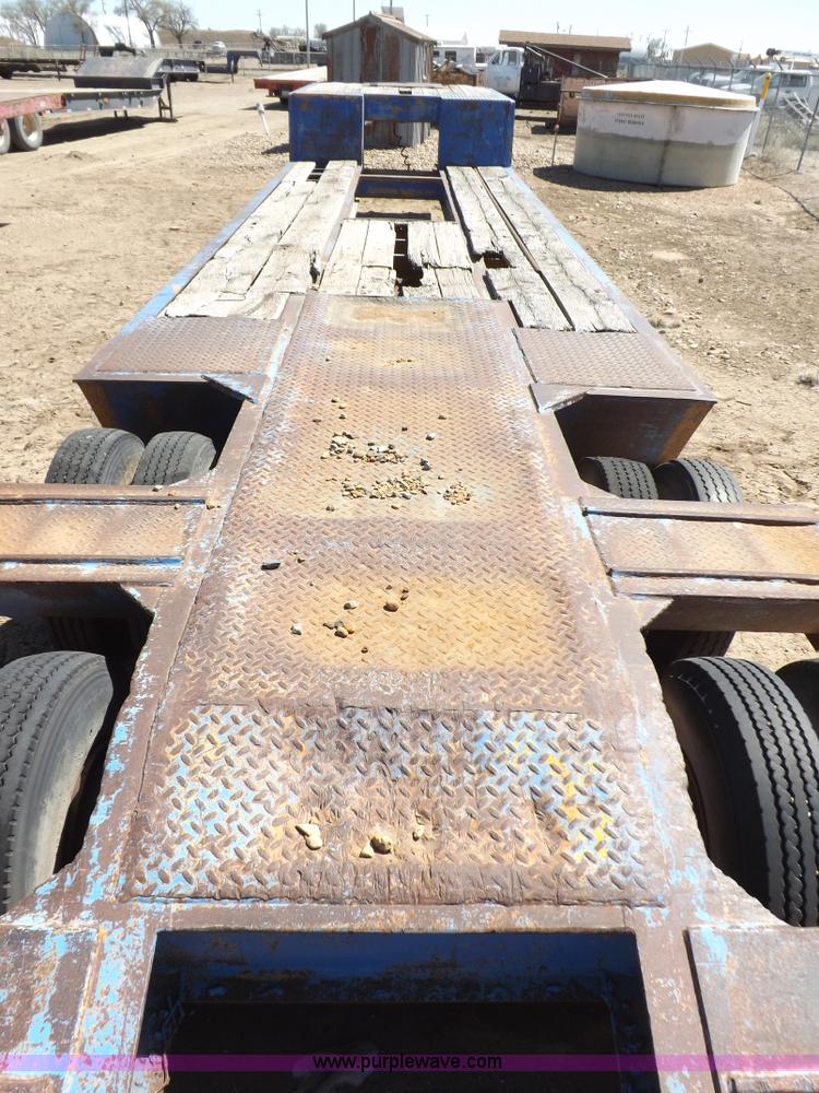 image for item F8738 1981 Load King gooseneck oilfield trailer