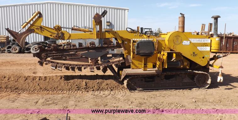 image for item F8760 Vermeer T600C trencher