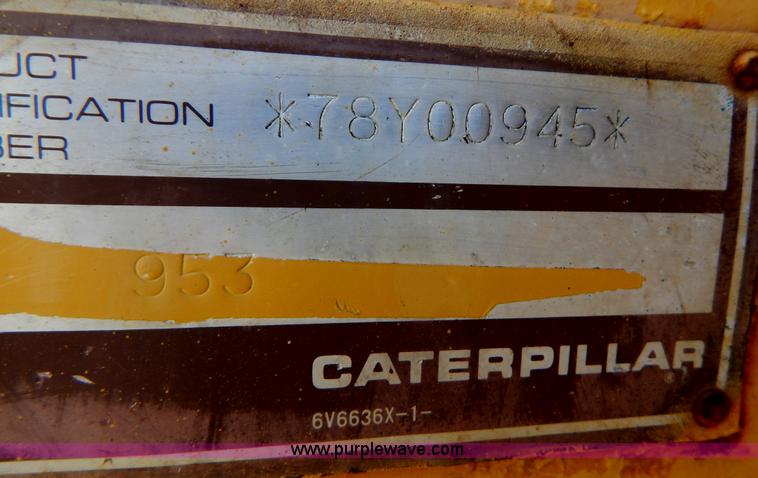 image for item G3262 1985 Caterpillar 953 track loader