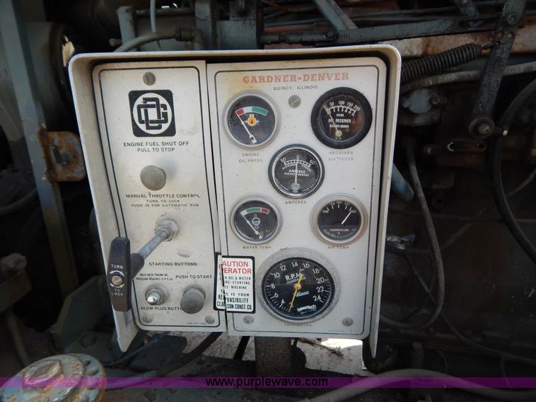 image for item G3277 Gardner Denver SP600DK Roto-Screw air compressor