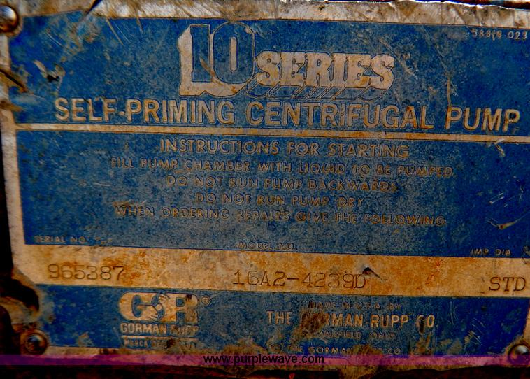 image for item G3278 6" portable water pump