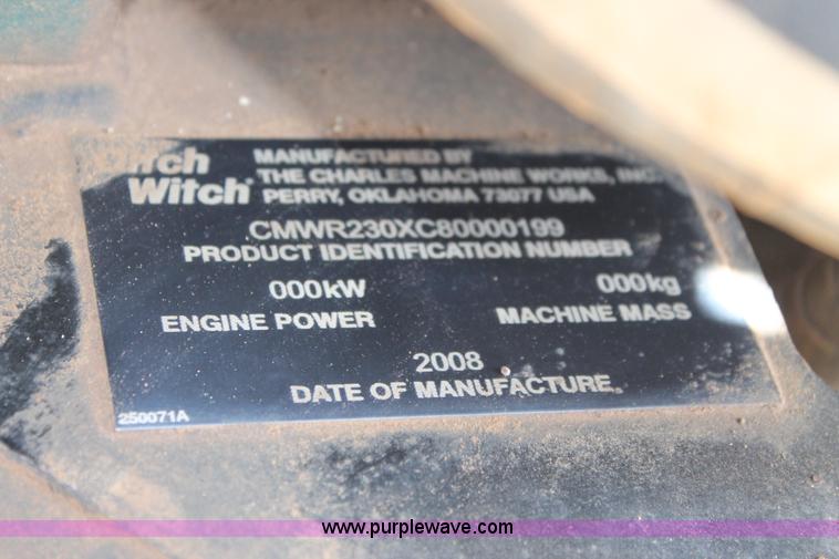 image for item T9068 2008 Ditch Witch R230 trencher