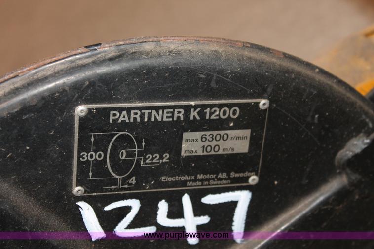 image for item AV9187 Partner K1200 Mark II concrete saw