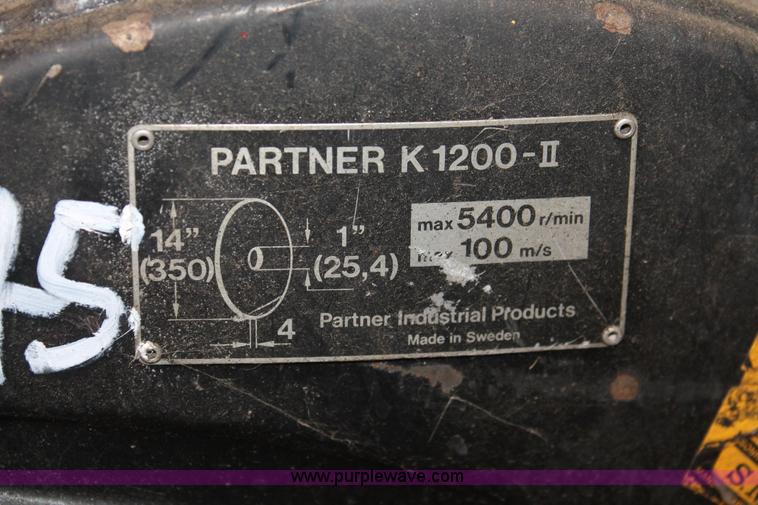 image for item AV9189 Partner K1200 Mark II concrete saw