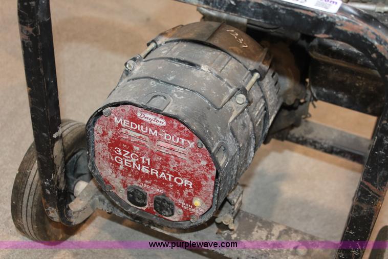 image for item AV9192 Dayton Medium Dut 3ZC11 generator
