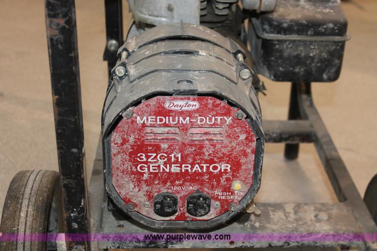 image for item AV9192 Dayton Medium Dut 3ZC11 generator