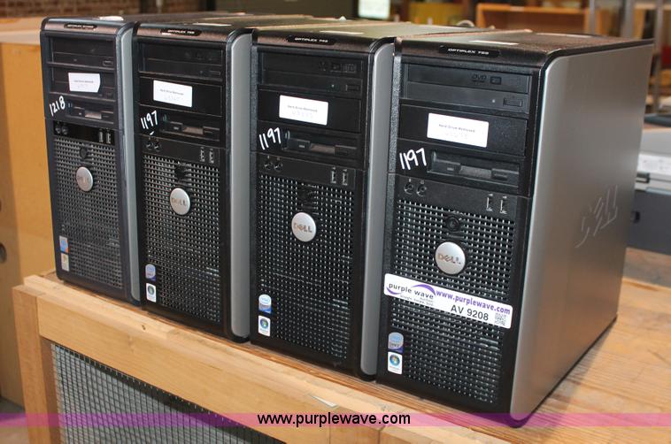 image for item AV9208 *(4) Dell computers