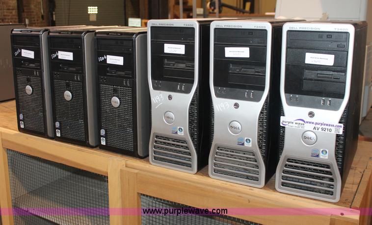 image for item AV9210 (6) assorted Dell computers
