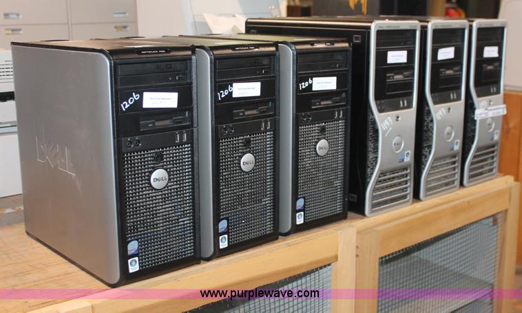 image for item AV9210 (6) assorted Dell computers