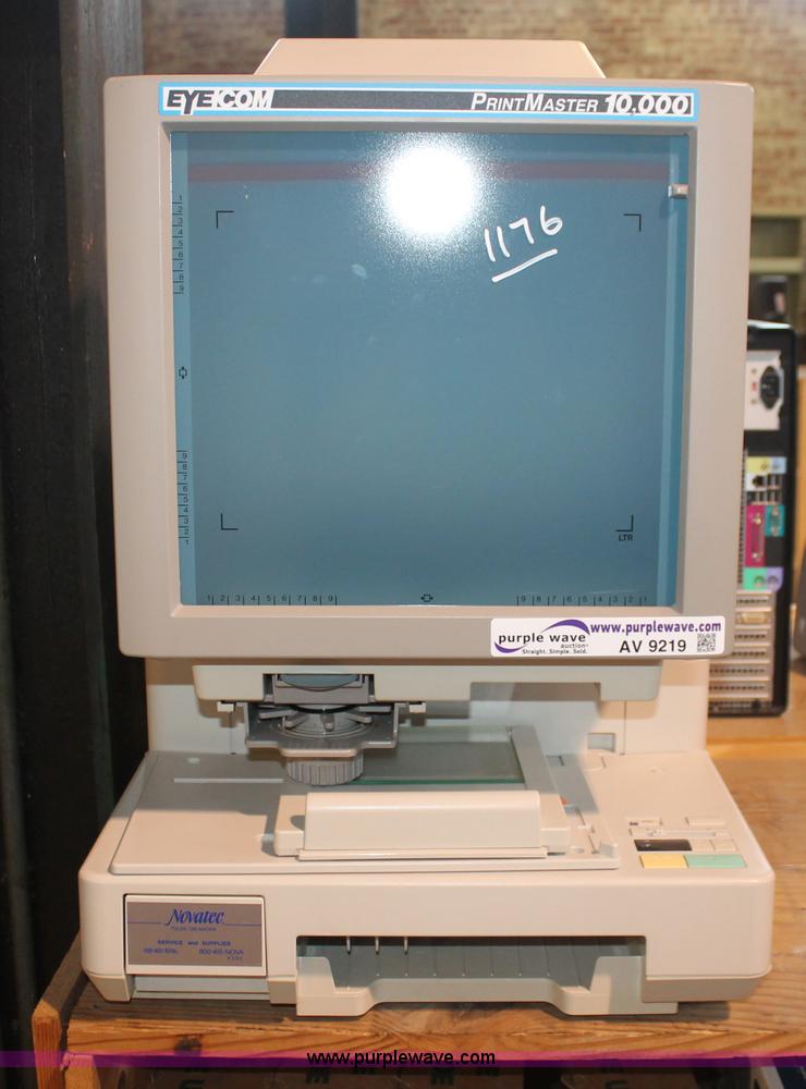 image for item AV9219 Minolta Novatec Eyecom PrintMaster 10000 microfiche reader/printer