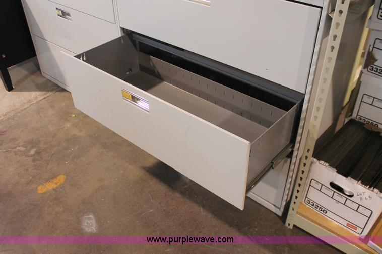 image for item AV9225 (2) HON five drawer lateral file cabinet
