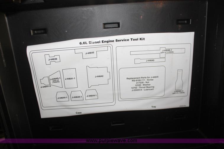 image for item AV9232 Kent Moore SPX 6.6 L diesel engine service tool kit