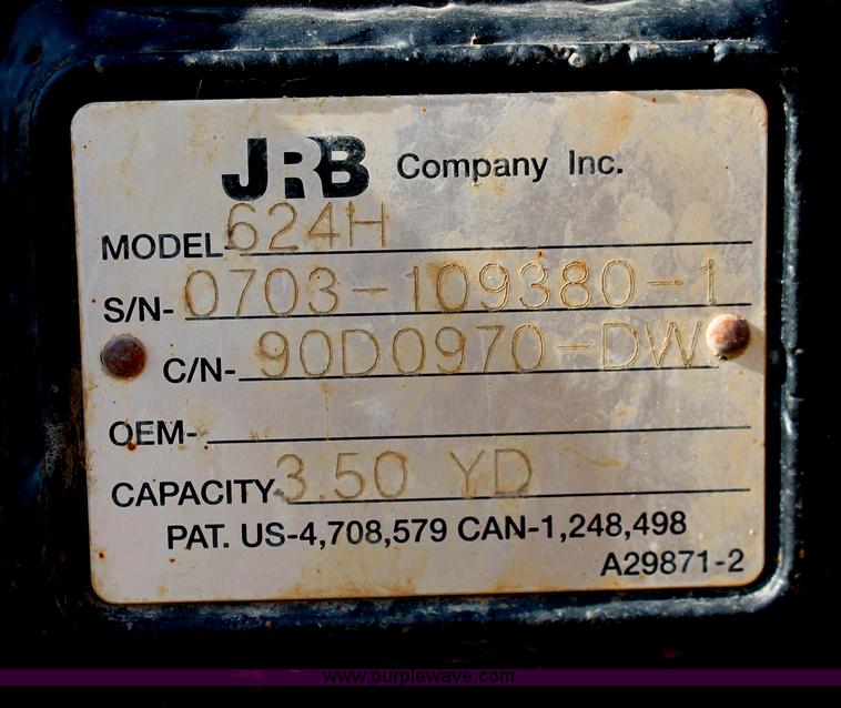 image for item I7988 2001 John Deere 624H loader