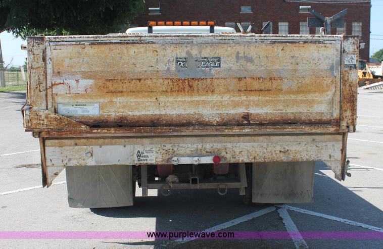 image for item I7994 1998 International 4700 low profile dump bed semi truck