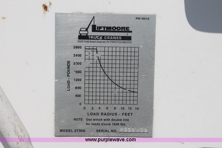 image for item I7995 1999 Ford F450 Super Duty utility truck