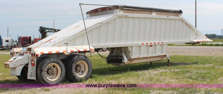 image for item G5013 2003 Construction belly dump trailer