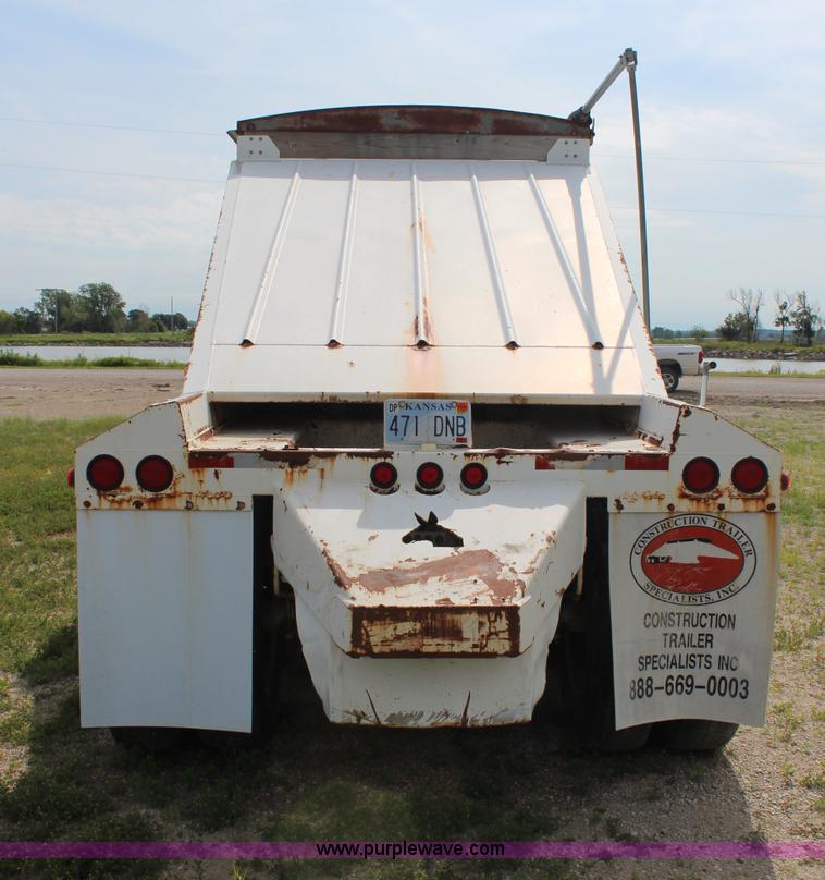 image for item G5013 2003 Construction belly dump trailer