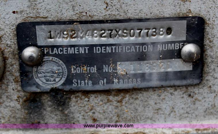 image for item G5245 1999 Wilkens 48' walking floor trailer