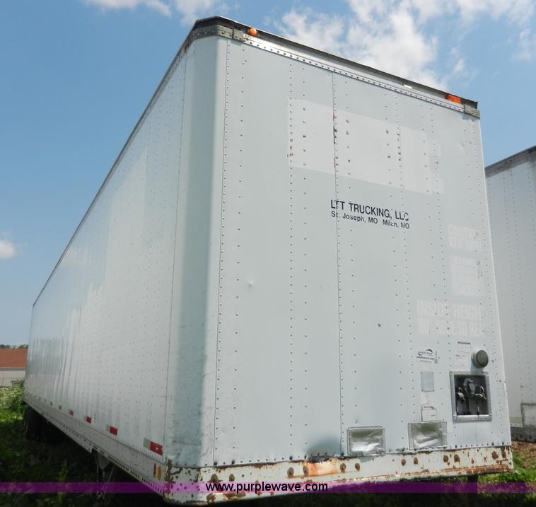 image for item H3065 1992 Stoughton 53' dry van trailer