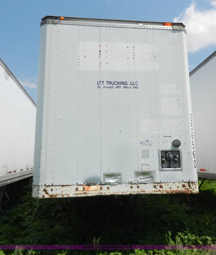 image for item H3065 1992 Stoughton 53' dry van trailer