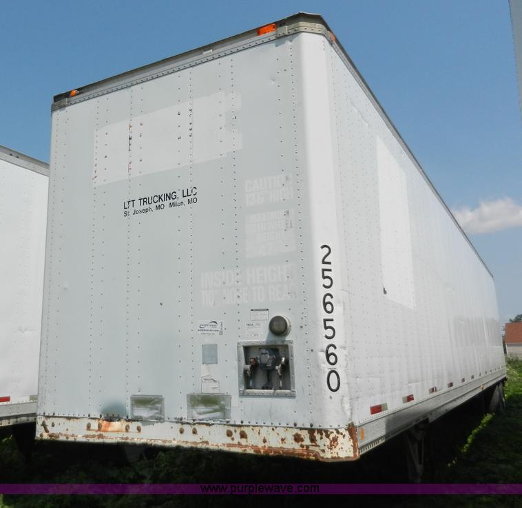 image for item H3065 1992 Stoughton 53' dry van trailer