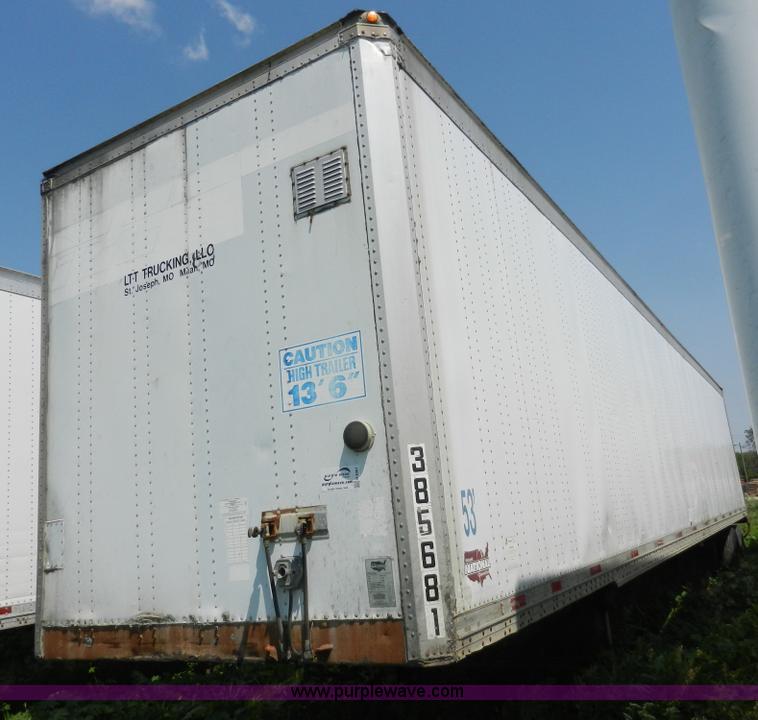 image for item H3067 1990 Wabash 53' dry van trailer