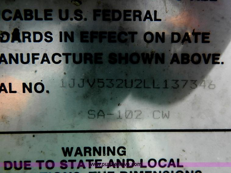 image for item H3067 1990 Wabash 53' dry van trailer