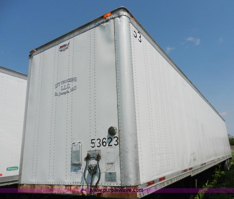 image for item H3068 1995 Wabash 53' dry van trailer