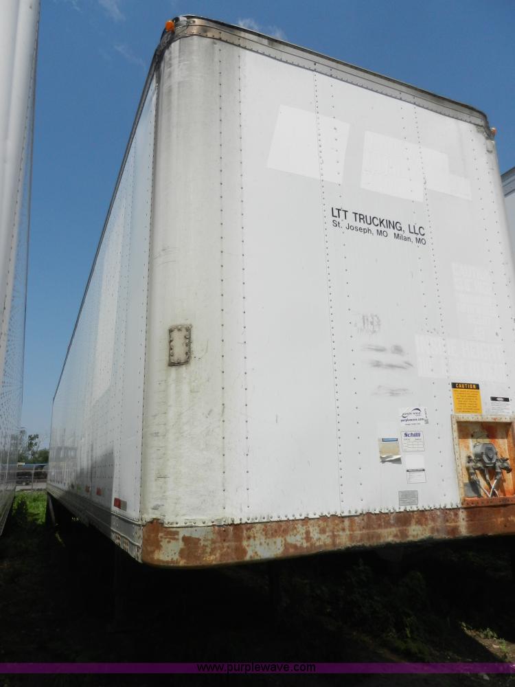 image for item H3072 1990 Fruehauf 53' dry van trailer