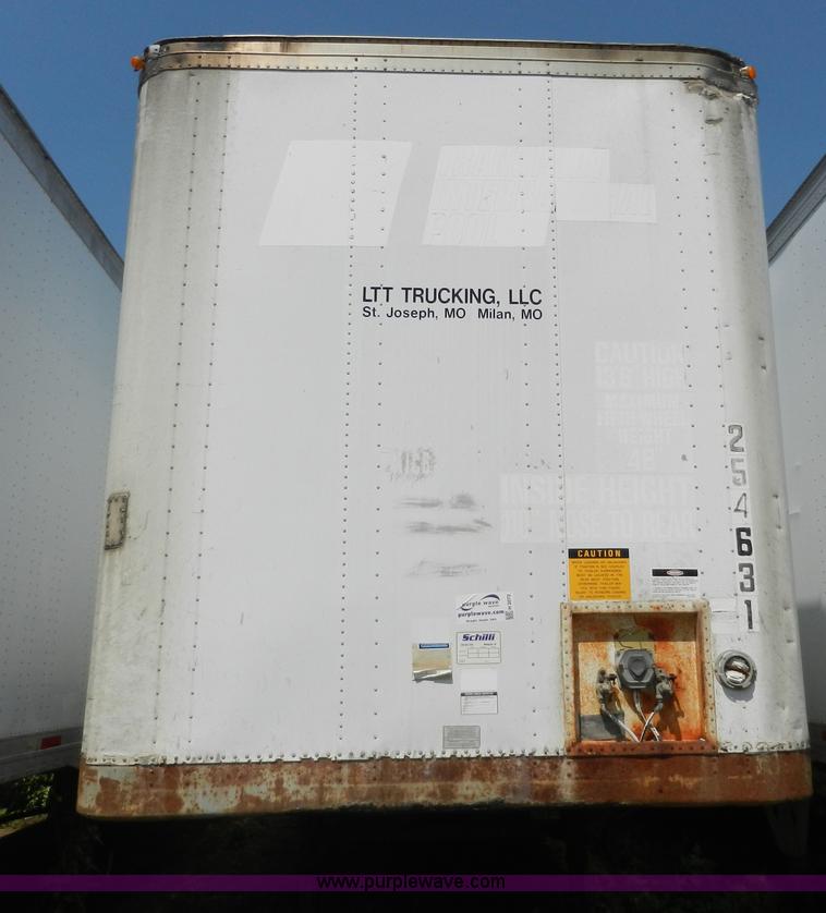 image for item H3072 1990 Fruehauf 53' dry van trailer