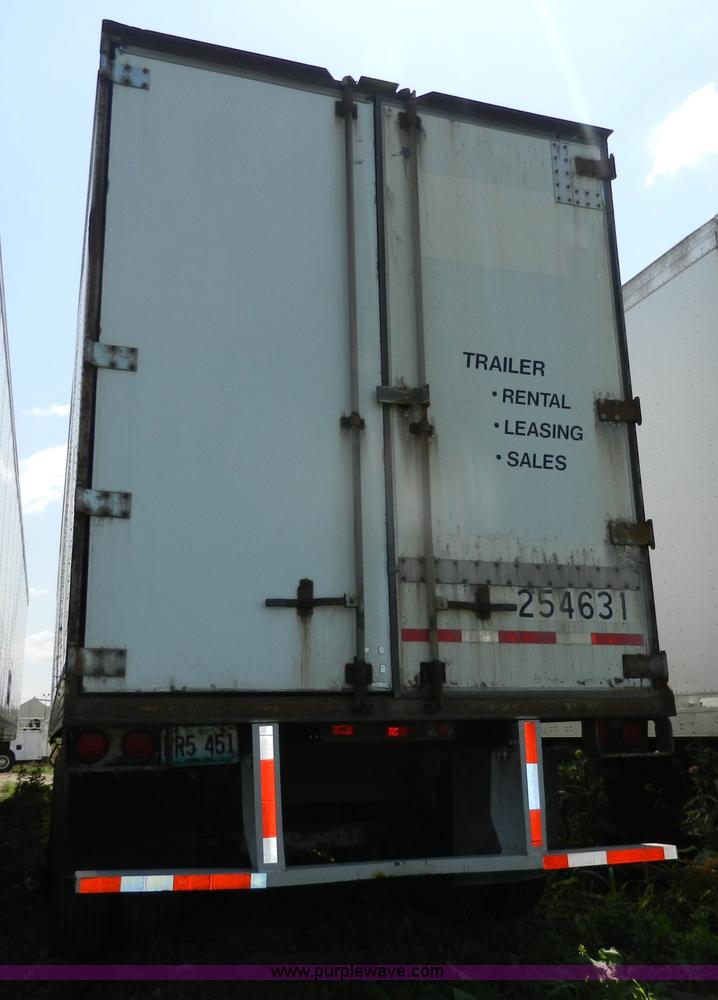 image for item H3072 1990 Fruehauf 53' dry van trailer