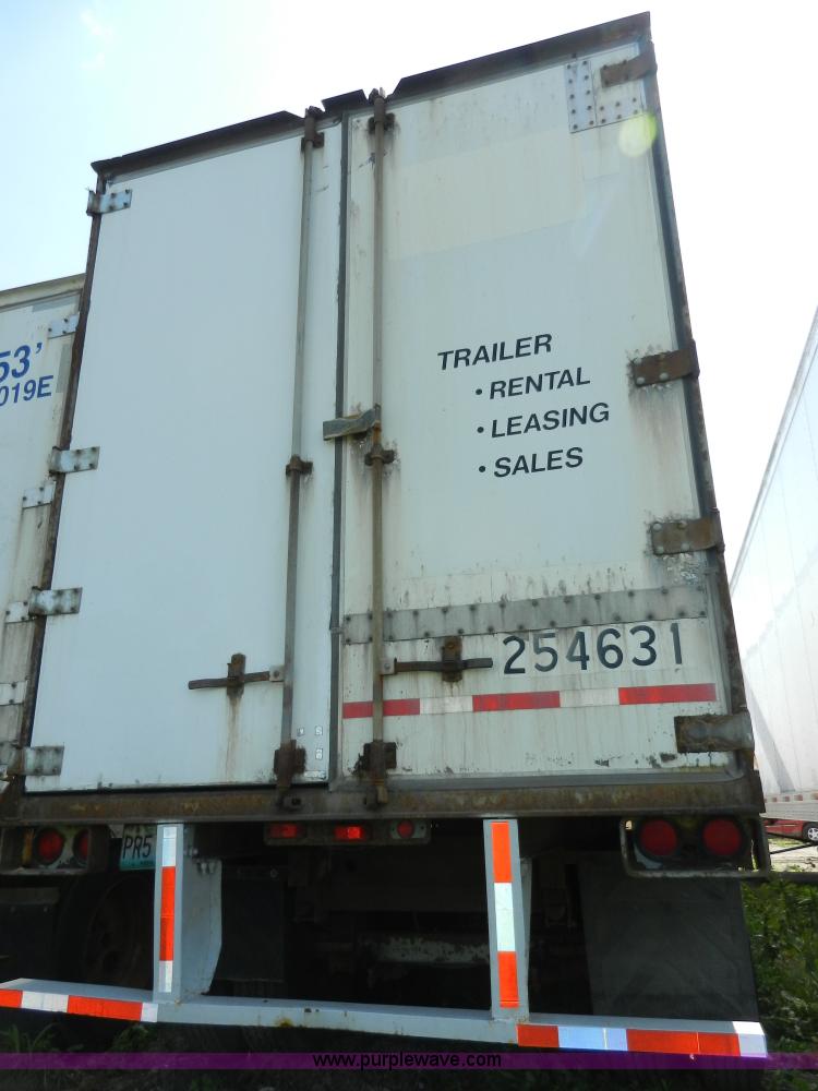 image for item H3072 1990 Fruehauf 53' dry van trailer