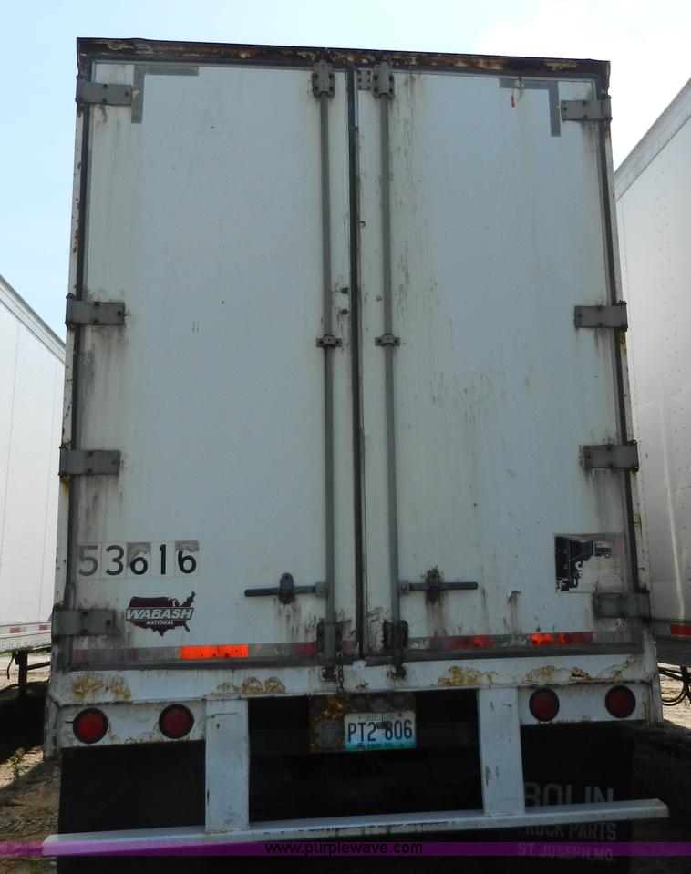 image for item H3073 1995 Wabash 53' dry van trailer