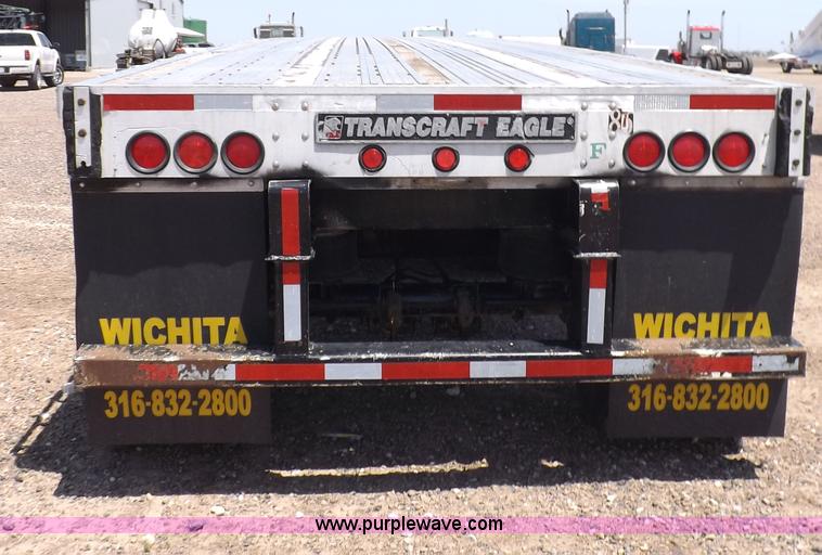 image for item H7009 1995 Transcraft flatbed trailer