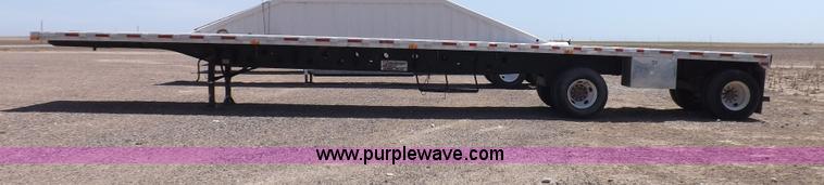 image for item H7009 1995 Transcraft flatbed trailer