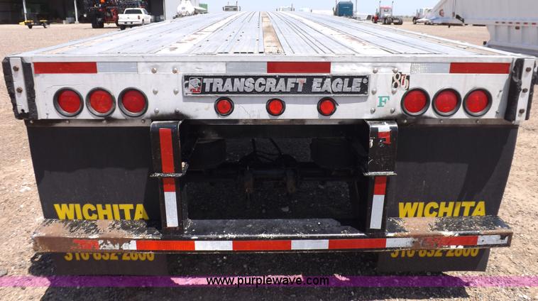 image for item H7009 1995 Transcraft flatbed trailer