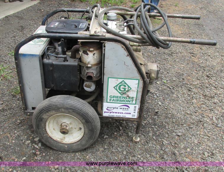 image for item A8538 Greenlee Fairmont hydraulic power unit