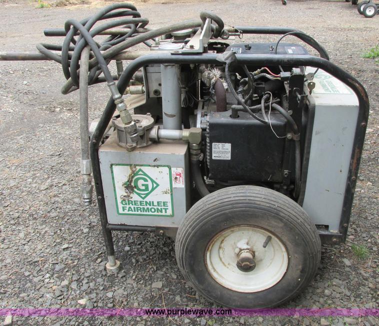 image for item A8538 Greenlee Fairmont hydraulic power unit