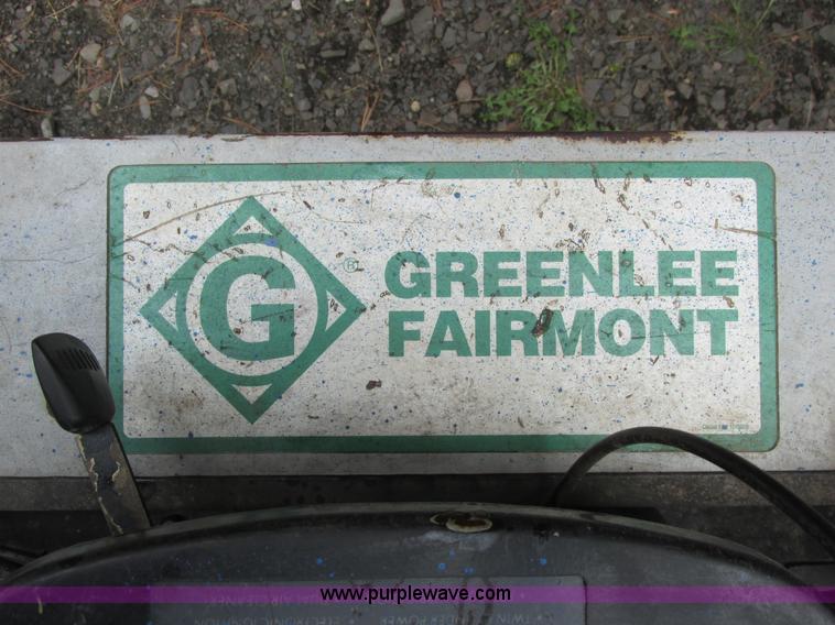 image for item A8538 Greenlee Fairmont hydraulic power unit