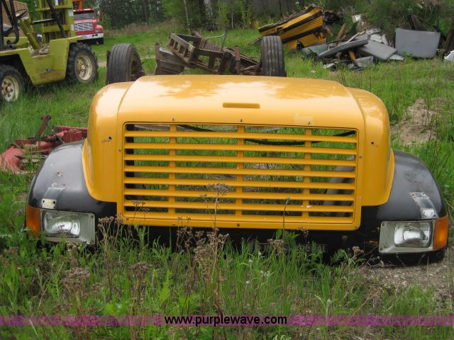 image for item A8540 1990 International 4700 school bus hood