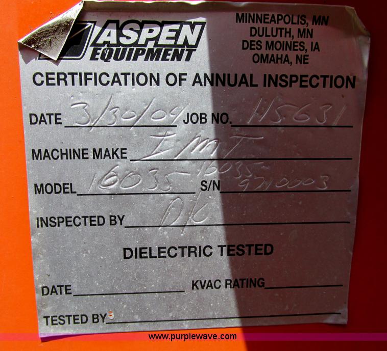 image for item A8571 IMT hydraulic articulated boom