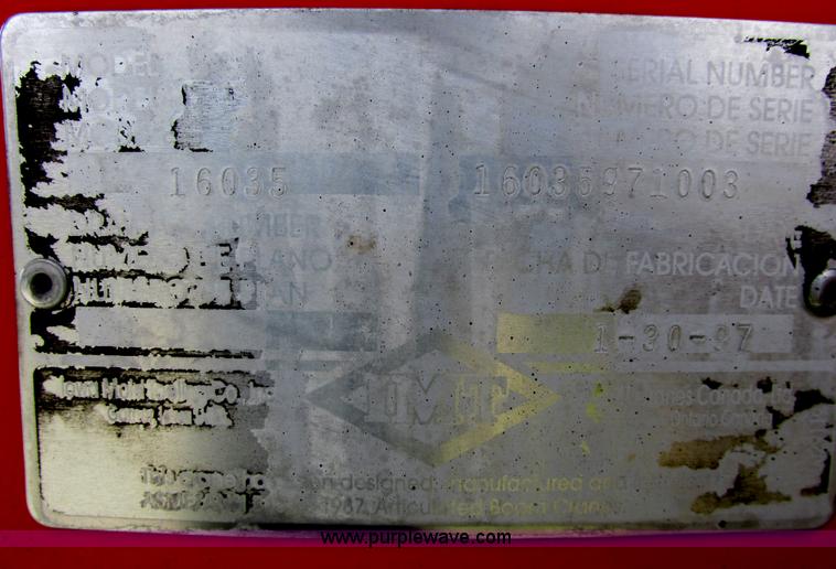 image for item A8571 IMT hydraulic articulated boom