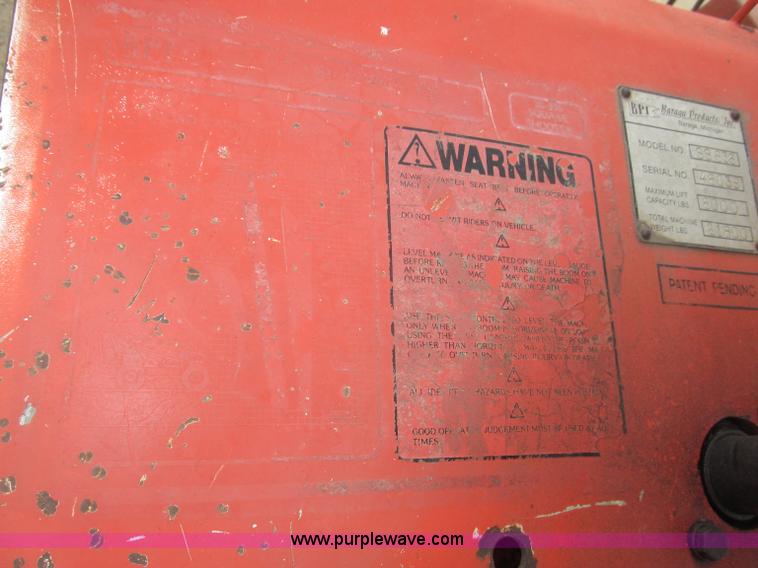 image for item B5499 BPI SS836 Square Shooter telehandler