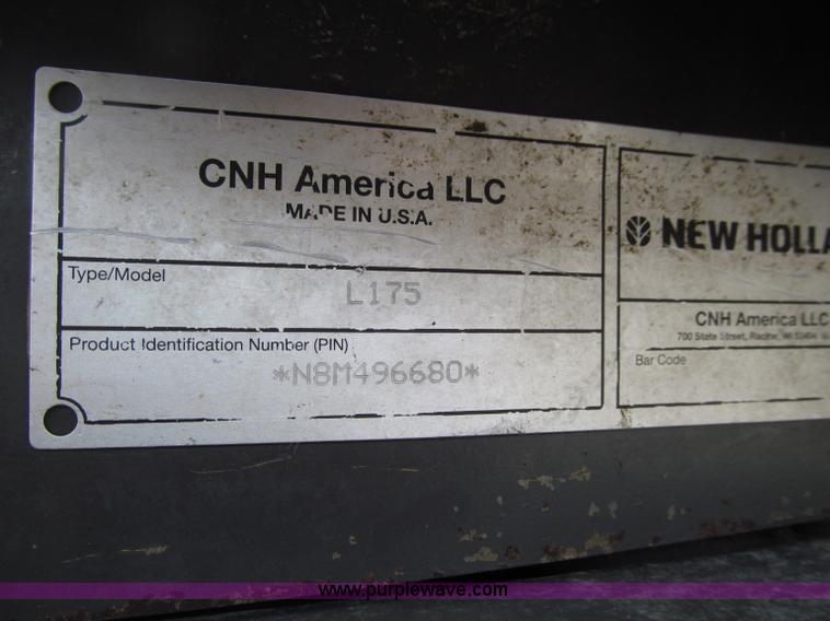 image for item D7427 2008 New Holland L175 skid steer