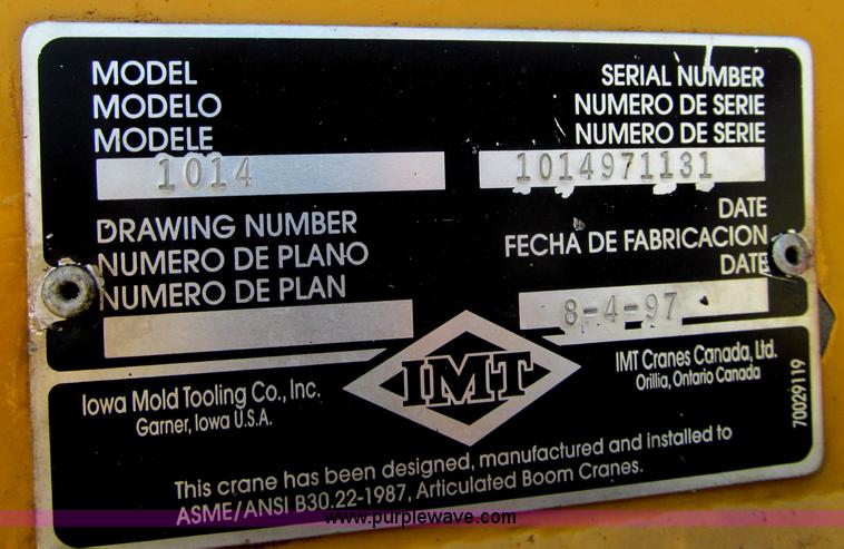 image for item G2997 1997 Ford F450 XLT Super Duty service truck