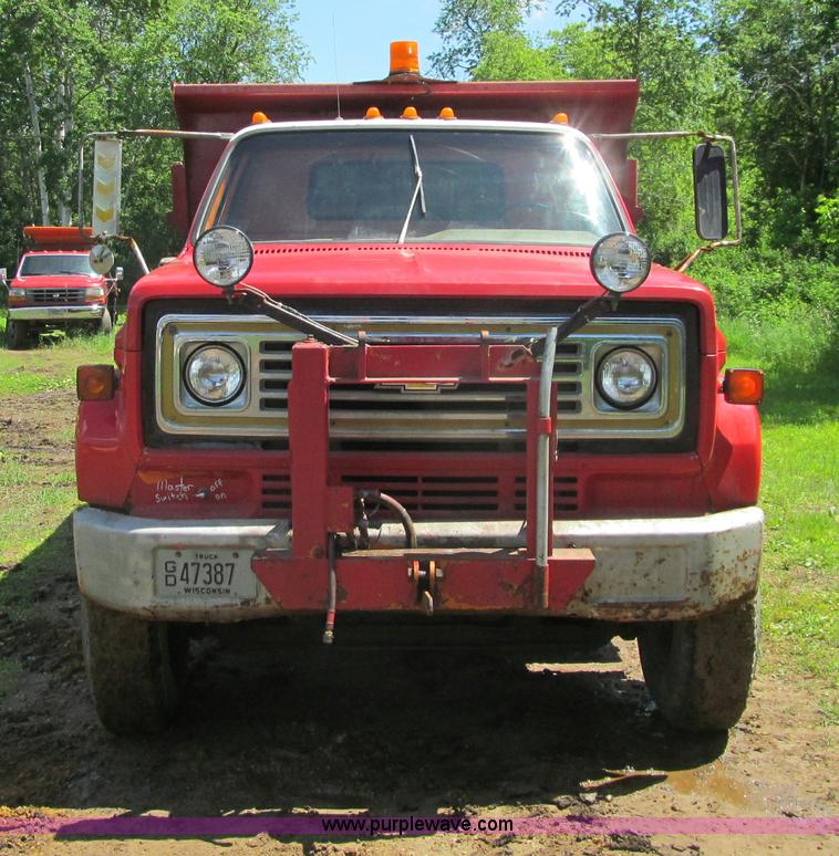 image for item G8680 1980 Chevrolet C70 Custom Deluxe dump truck