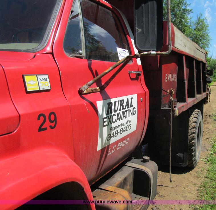 image for item G8680 1980 Chevrolet C70 Custom Deluxe dump truck